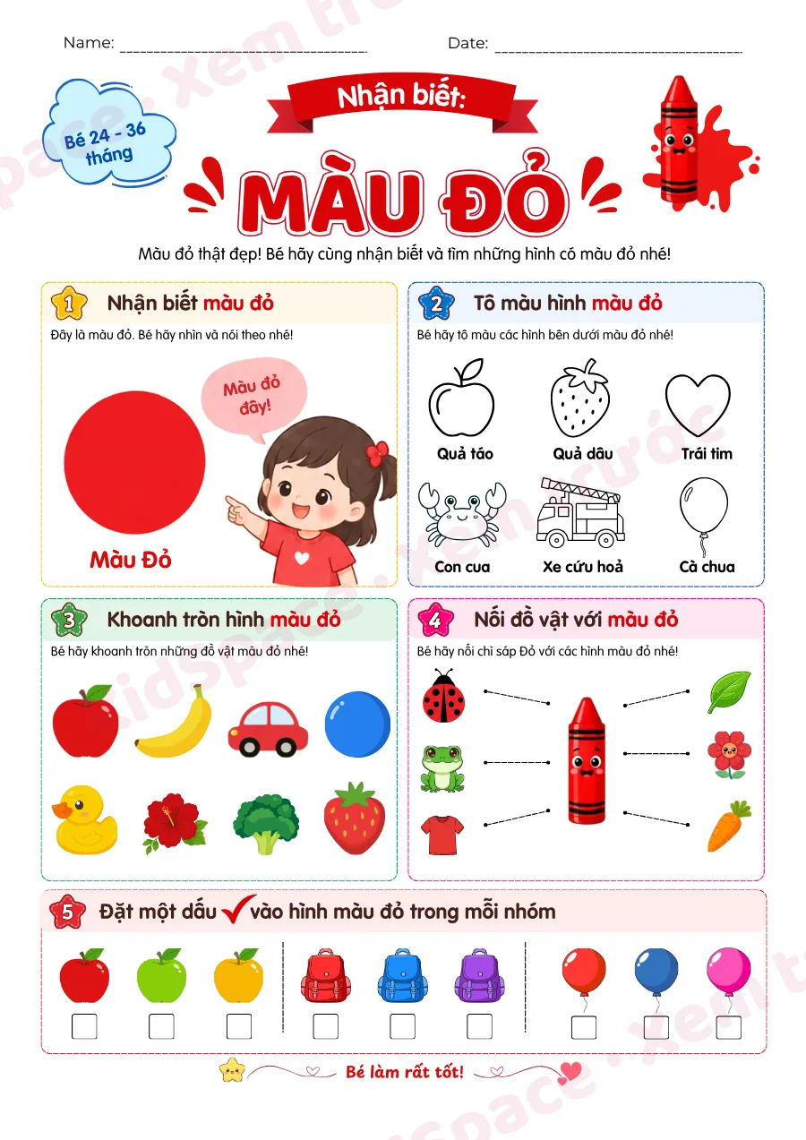 Xem trước trang 1: Nhan biet mau do
